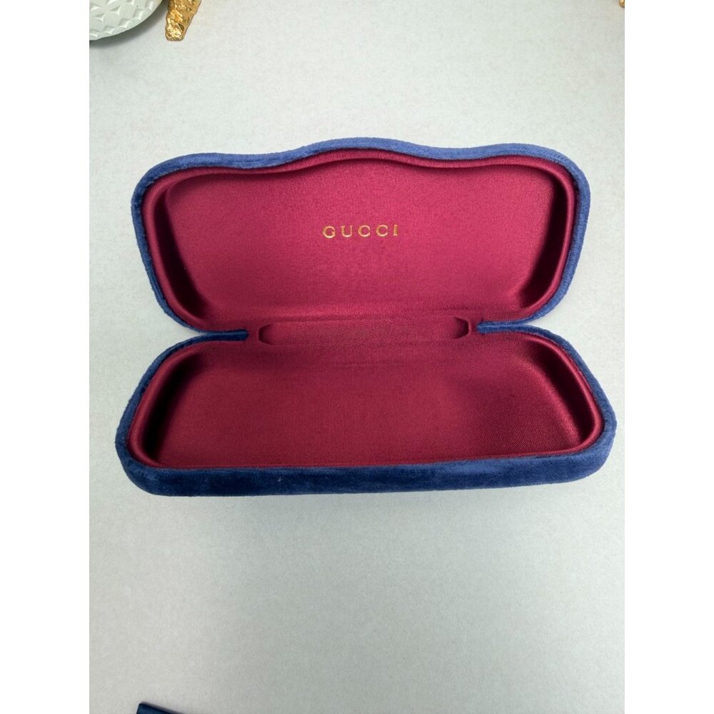 Gucci Titanium Eyeglasses GG0274OJ 002 Gold Frame Made In Japan 55-18-145 - Picture 2 of 12